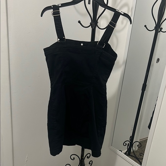 Divided H & M Black Square Neck Bodycon Mini Dress - Picture 8 of 10